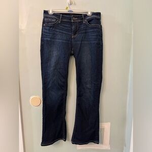 Buckle Dark Blue Women's Boot Cut Jeans